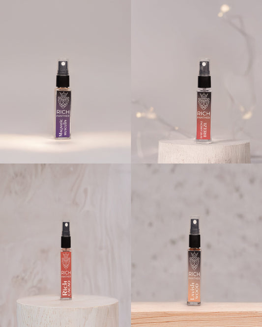 Magnatic, Bergamont, Rich, and Lavish Set 4 Pcs Premium Perfume