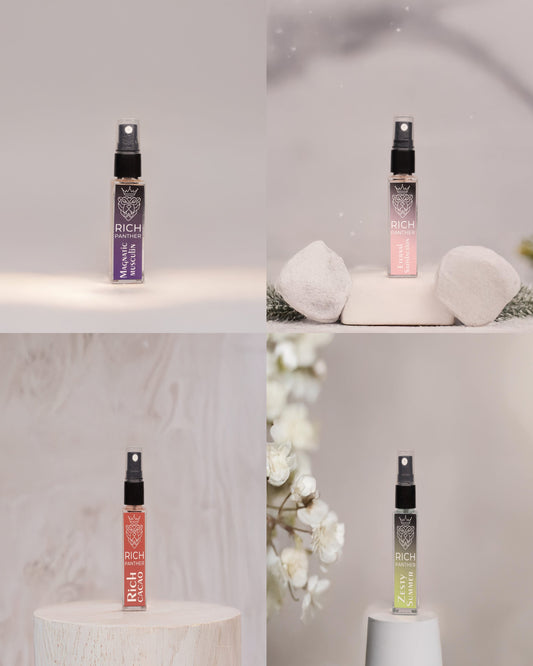 Magnatic, Euphoric, Rich, and Zesty Set 4 Pcs Premium Perfume